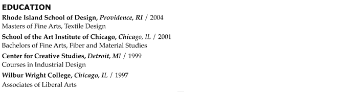 Sandra Negron CV page 1